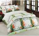 The organic cotton bed sheet.