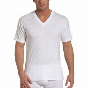 V Neck Single Jersey Organic Cotton T-Shirt